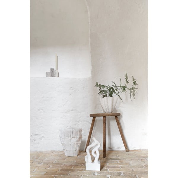 Balta polirezīna vāze (augstums 22 cm) Shell – Mette Ditmer Denmark-image-3