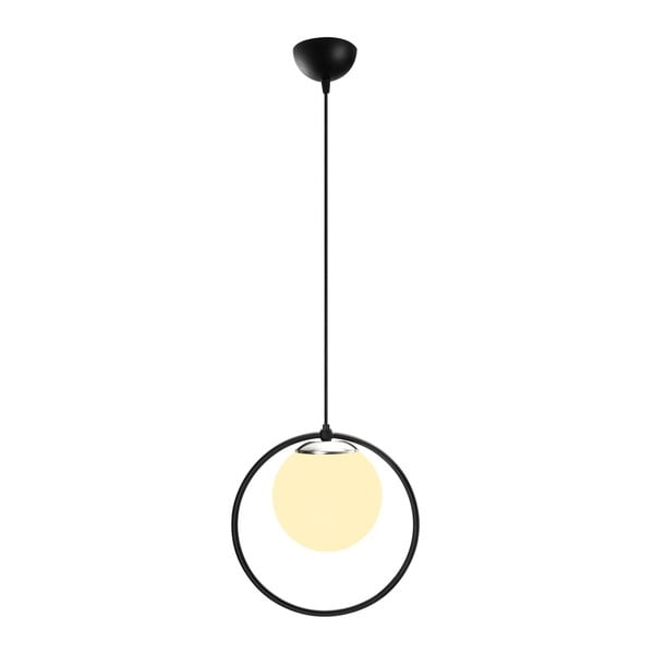 Melna metāla piekaramā lampa Opviq lights Vivi-image-2