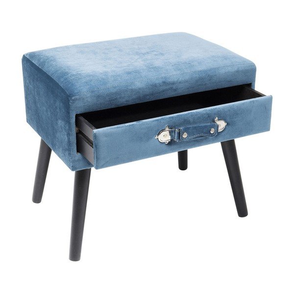 Zils dizaina atvilktnes krēsls Kare-image-1