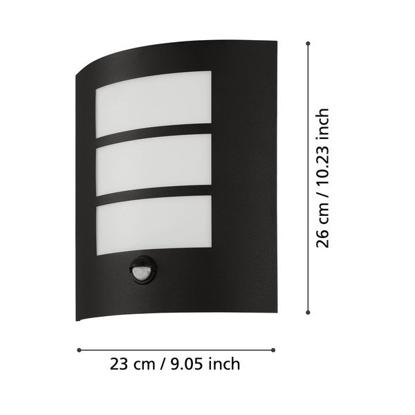 Sienas āra gaismeklis (augstums 26 cm) CITY – EGLO-image-2