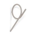 Pelēkbrūns tērauda sienas āķis Tuba M – Spinder Design