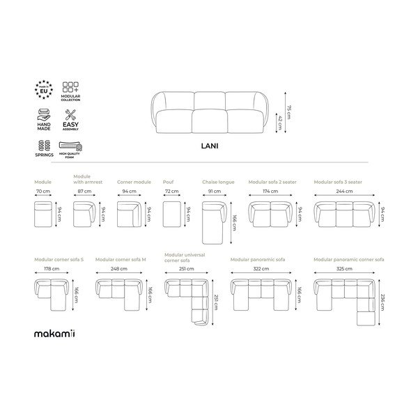 Terakotas oranžs kāju soliņš no šenila auduma Lani – Makamii-image-4