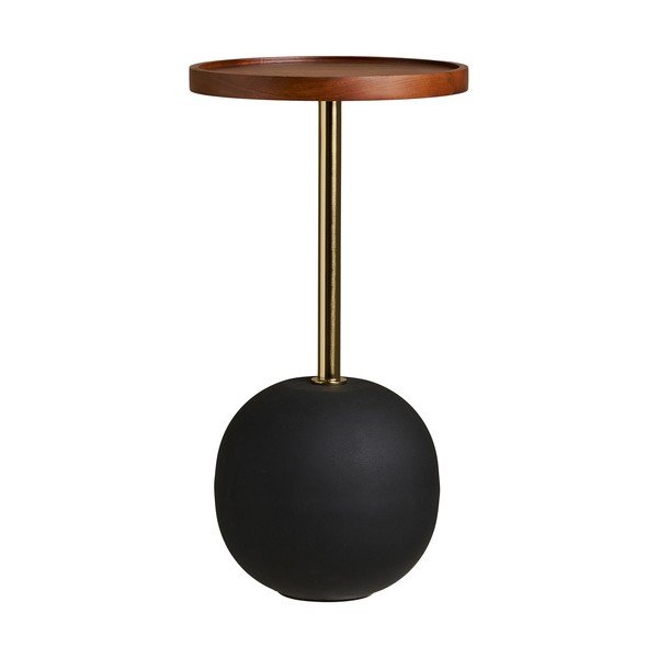 Apaļš sānu galdiņš ar mango koka virsmu ø 30 cm Sirone – House Nordic