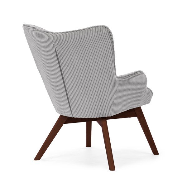 Pelēks velveta atpūtas krēsls Niko – Ropez-image-3