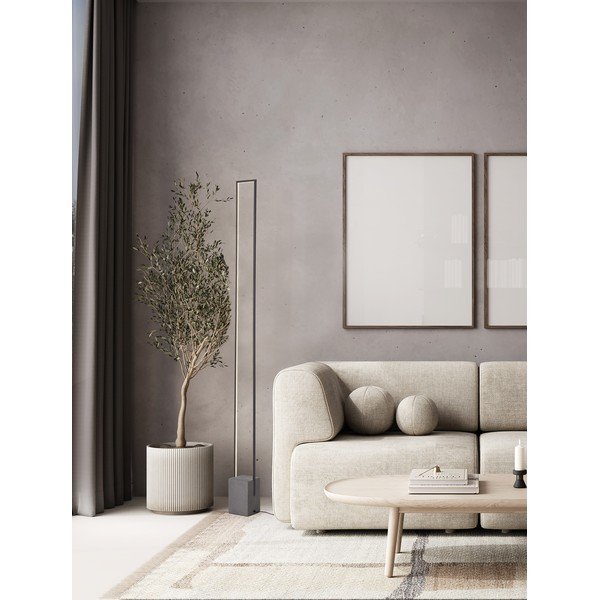 Melna LED stāvlampa (augstums 161 cm) Lithos – Nova Luce-image-1