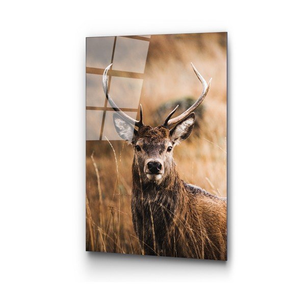 Stikla glezna 70x100 cm Deer – Wallity-image-2