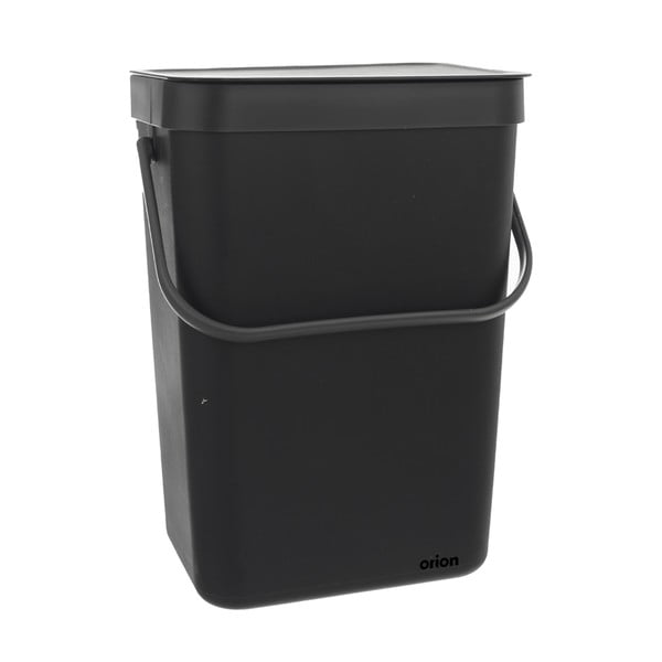 Melna plastmasas atkritumu tvertne 10 l – Orion