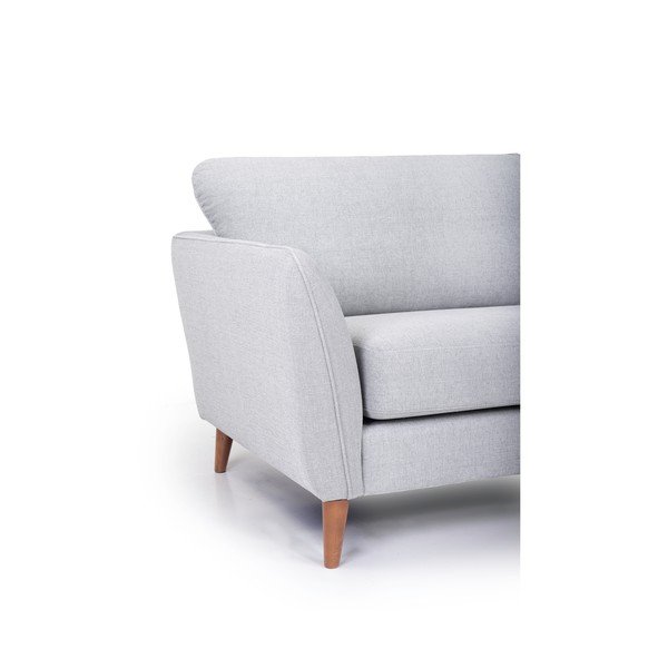 Gaiši pelēks stūra dīvāns Scandic Oslo, labais stūris-image-4