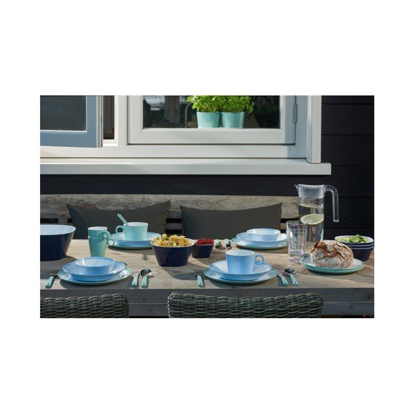 2 šķīvju komplekts ar zaļu malu Rosti Mepal Flow, 23 cm-image-1