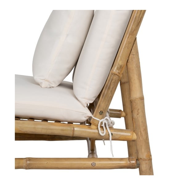 Balts atpūtas krēsls Bamboo – Ixia-image-4