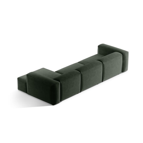 Zaļš stūra dīvāns (ar labo stūri/ar zvilni) Bergamo – Cosmopolitan Design-image-4