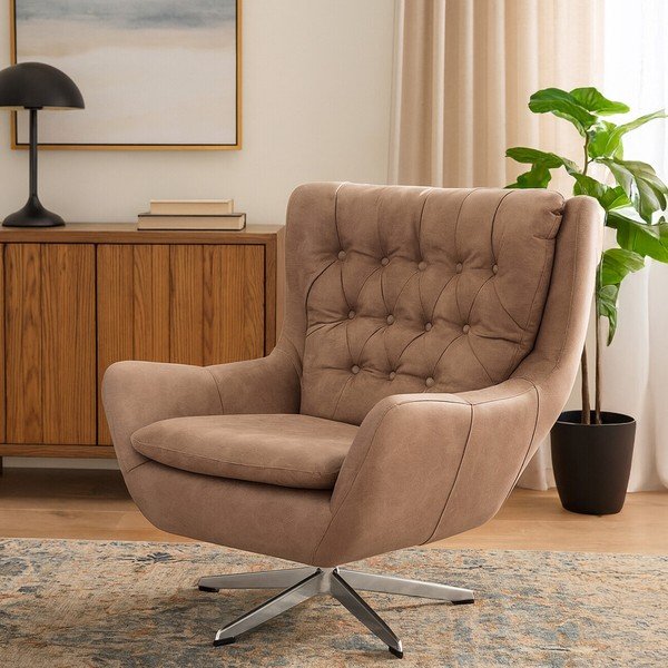 Brūns atpūtas krēsls Harold – Premier Housewares-image-3