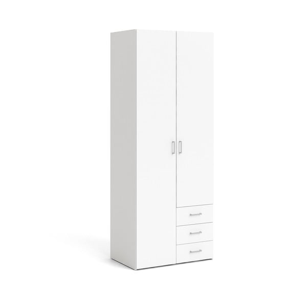 Balts drēbju skapis 78x200 cm Space – Tvilum-image-2