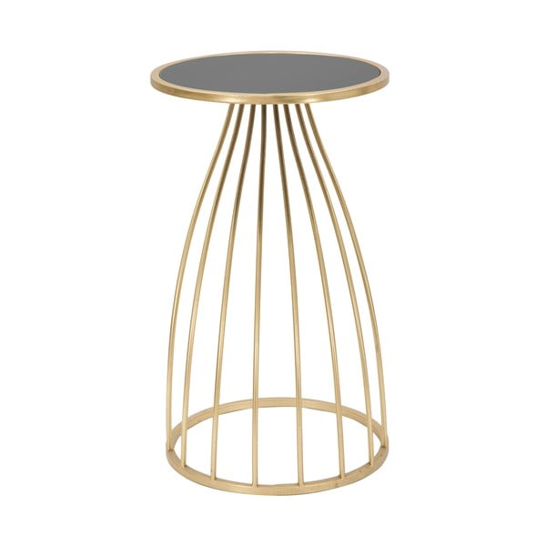 Apaļš sānu galdiņš ar stikla galda virsmu ø 35 cm Flush – Mauro Ferretti-image-3