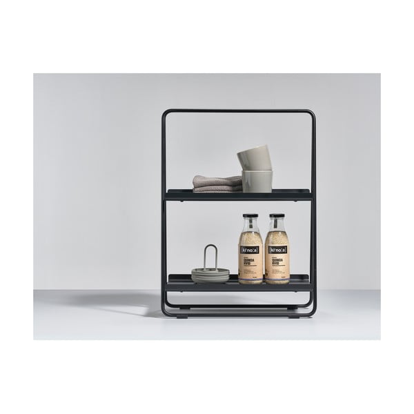 Melns metāla plaukts 43x58 cm A-Table – Zone-image-1