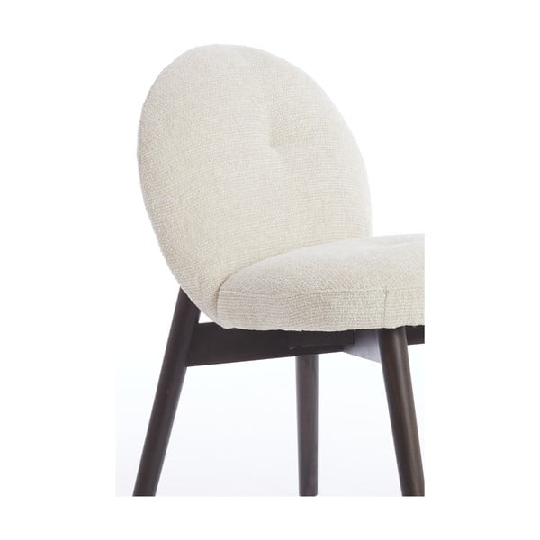 Krēmkrāsas polsterēti ēdamistabas krēsli (2 gab.) Sinosa – Light & Living-image-2