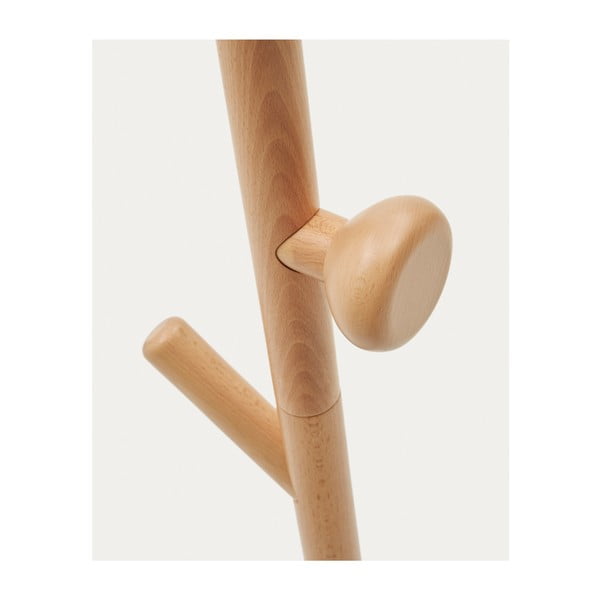 Dabīga toņa dižskābarža masīvkoka pakaramais 46x170 cm Nadue – Kave Home-image-3