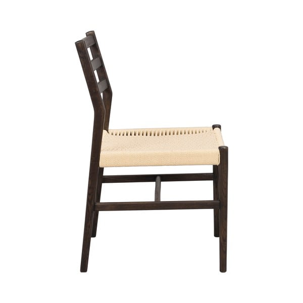 Dabīga toņa/tumši brūni pusdienu krēsli (2 gab.) Harlan – Rowico-image-4