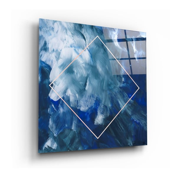 Stikla glezna Insigne Pouring Clouds, 60 x 60 cm