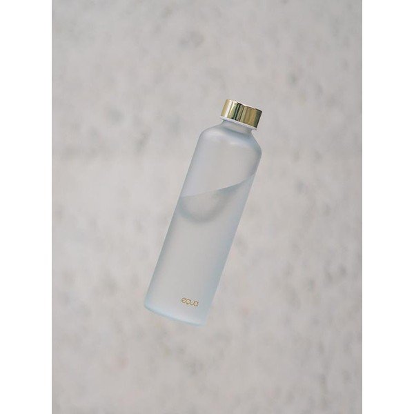 Balta ūdens pudele no borsilikāta stikla Equa Mismatch Ash, 750 ml-image-1