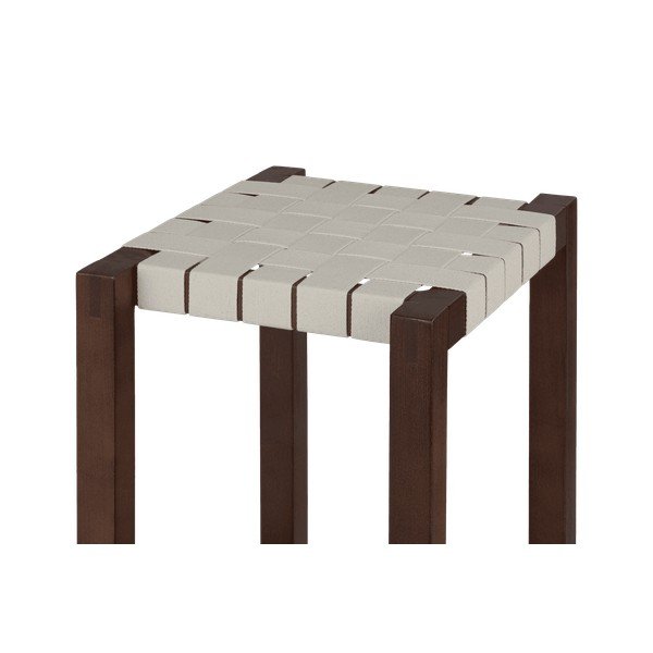 Brūna ozola masīvkoka bāra taburete (sēdekļa augstums 68 cm) Toli – noo.ma-image-3