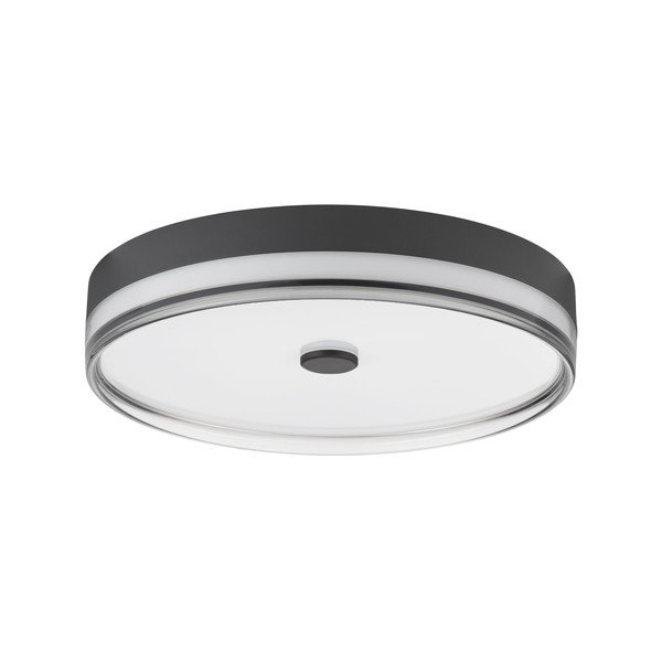 Matēti melna tērauda LED griestu lampa ar regulējamu spilgtumu Helios – Nova Luce