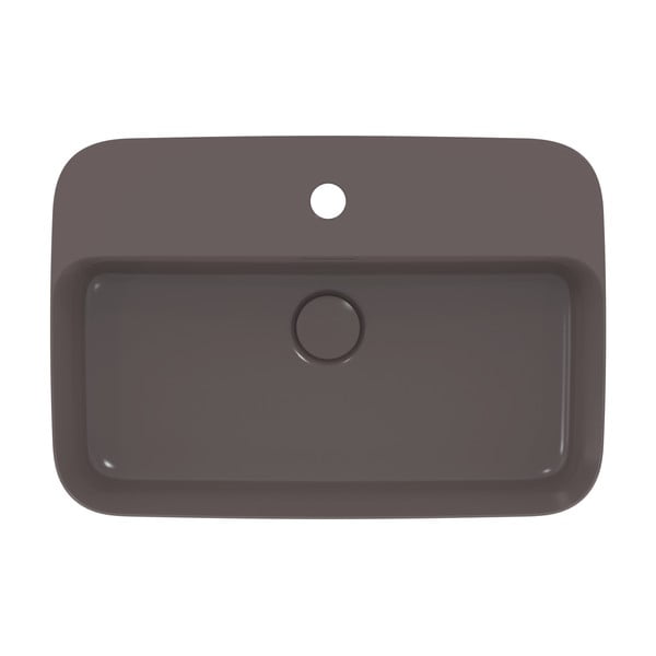 Pelēka keramikas izlietne 55x38 cm Ipalyss – Ideal Standard-image-2