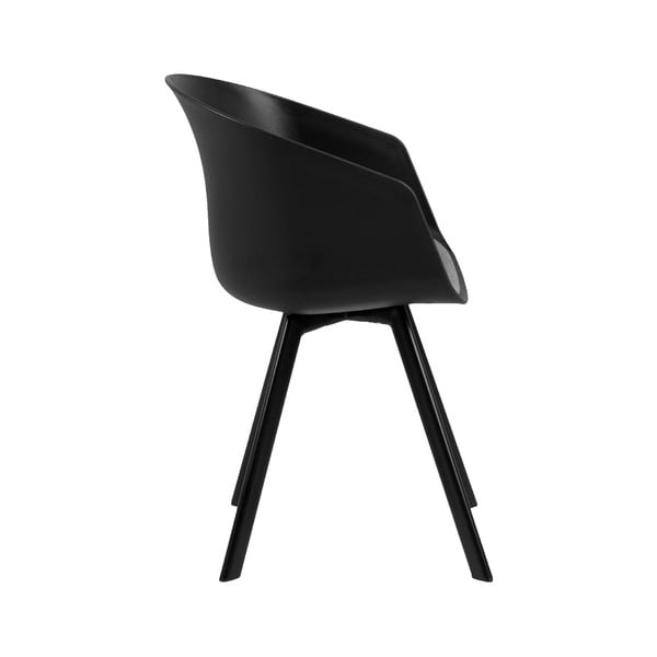 Melns/pelēks pusdienu krēsls Moon – Interstil-image-2