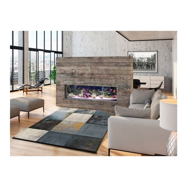 Tumši pelēks paklājs Universal Adra Azulo, 160 x 230 cm-image-1