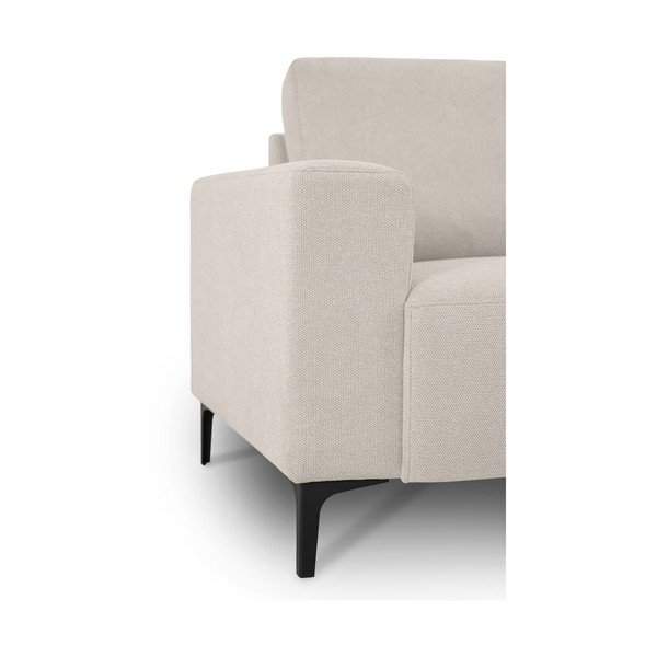 Bēšs stūra dīvāns no šenila auduma (ar labo stūri/L veida) Fabian – Scandic-image-4