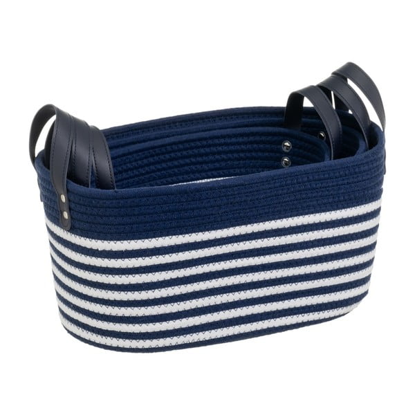 Tekstila uzglabāšanas grozi (3 gab.) 38x22x20 cm – Casa Selección-image-4