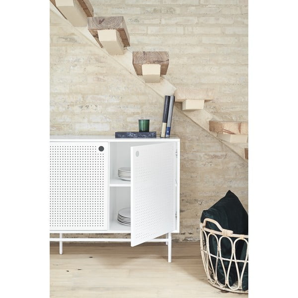 Balta kumode Teulat Punto, platums 150 cm-image-2