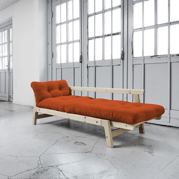 Dīvāns gulta Karup Step Natural/Orange-image-2