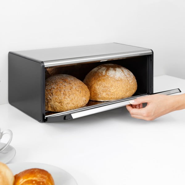 Brabantia Fall Front matēta tērauda maizes tvertne-image-2