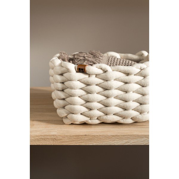 Tekstila uzglabāšanas grozs 20x15x11 cm Peach Skin S – Bigso-image-2