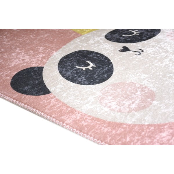Gaiši rozā mazgājams bērnu paklājs 120x180 cm Royalty Mascot – Vitaus-image-2