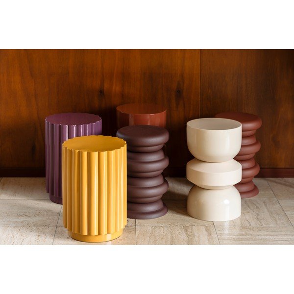 Apaļš sānu galdiņš ø 29 cm Apollo – Dutchbone-image-2