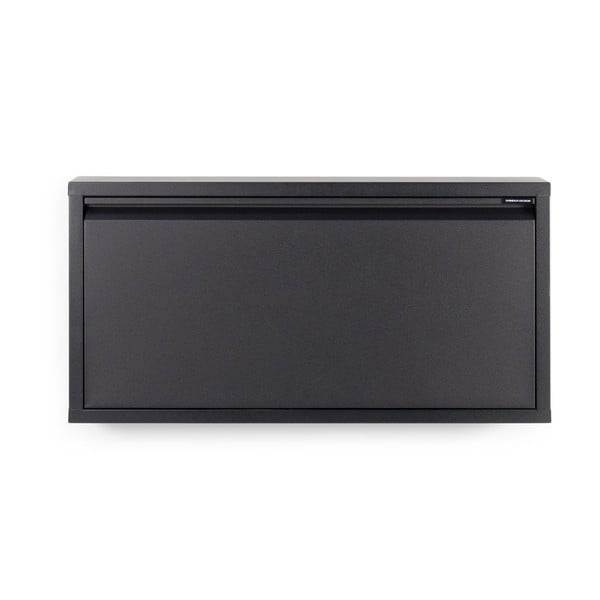 Melns metāla atverams apavu plaukts 75x37,5x12,5 cm Billy – Spinder Design-image-3