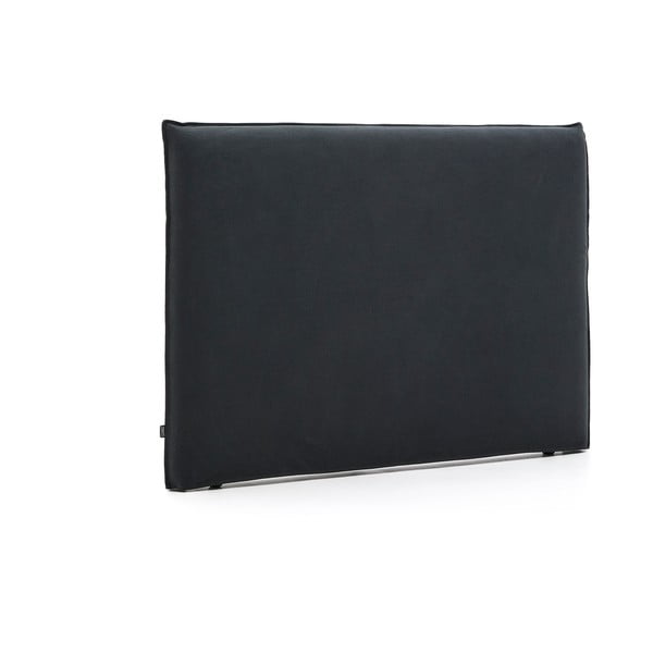 Antracīta pelēks polsterēts gultas galvgalis 180x118 cm Jaira – Kave Home