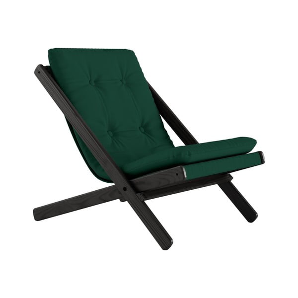 Karup Design Boogie melns/tumši zaļš saliekamais krēsls