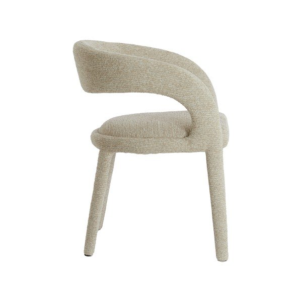 Bēšs polsterēts pusdienu krēsls ar roku balstiem Kyran – Light & Living-image-3