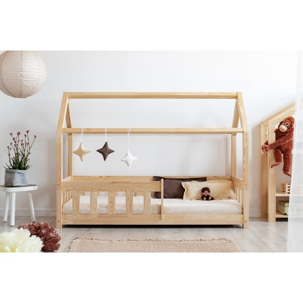 Bērnu gulta no priedes koka 90x200 cm Mila MBP – Adeko