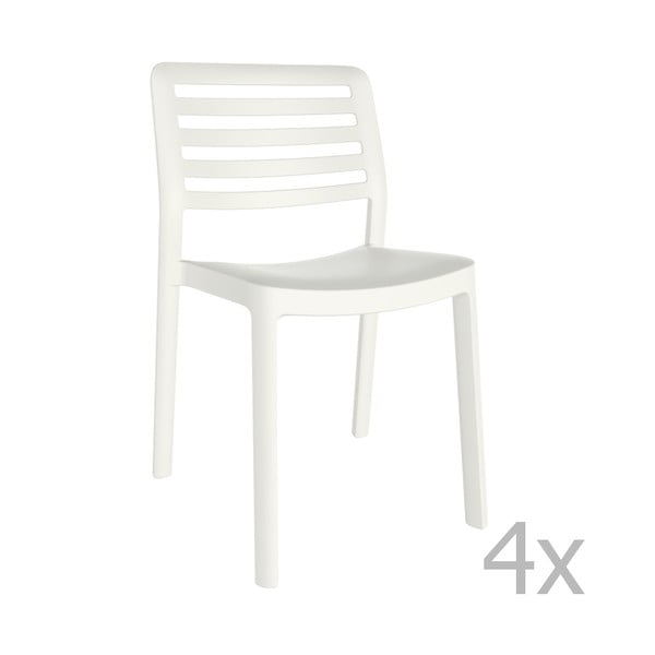 4 baltu dārza krēslu komplekts Resol Wind