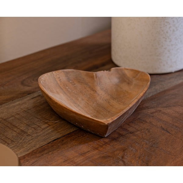 Koka dekoratīva paplāte 15x17 cm Kiha – Mauro Ferretti-image-1