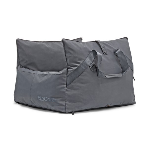 Tumši pelēka pārvadāšanas soma suņiem 50x50 cm Viaggio Asphalt – MiaCara