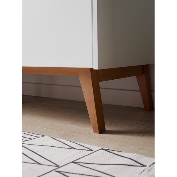 Balta bērnu kumode Pinio Swing, 148 x 92 cm-image-1