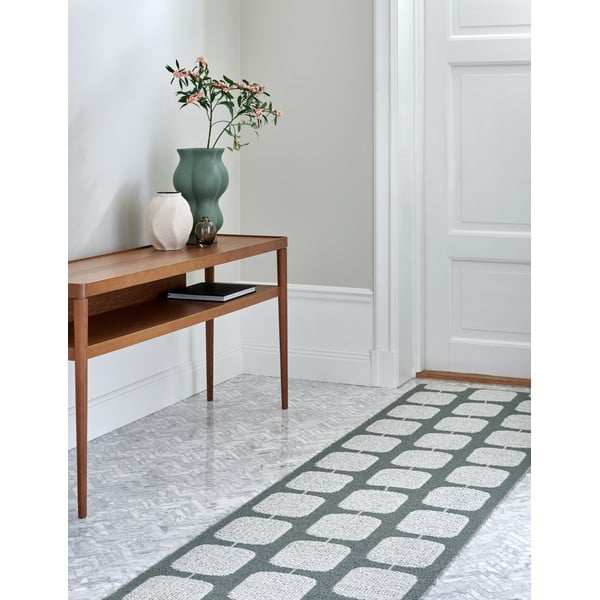 Zaļš/krēmkrāsas iekštelpu un āra paklājs 70x100 cm Sten Army – Pappelina-image-3