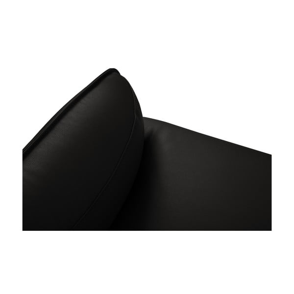 Melns ādas dīvāns Windsor & Co Sofas Neso, 235 x 90 cm-image-4