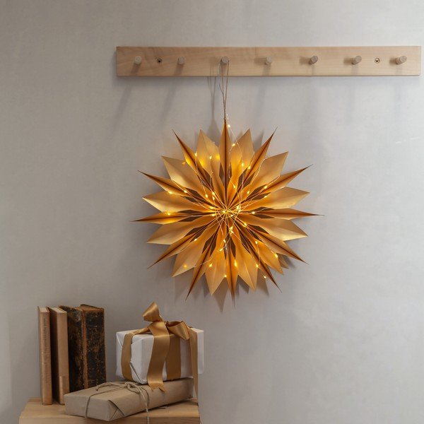 Zelta krāsas gaismas dekors ar Ziemassvētku motīvu Flinga – Star Trading-image-1