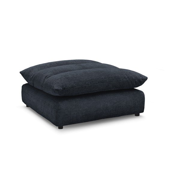 Tumši zils kāju soliņš no šenila auduma Neil – Bobochic Paris